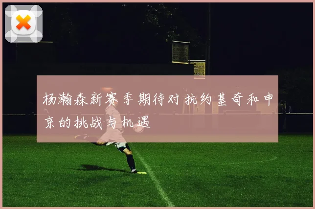 杨瀚森新赛季期待对抗约基奇和申京的挑战与机遇